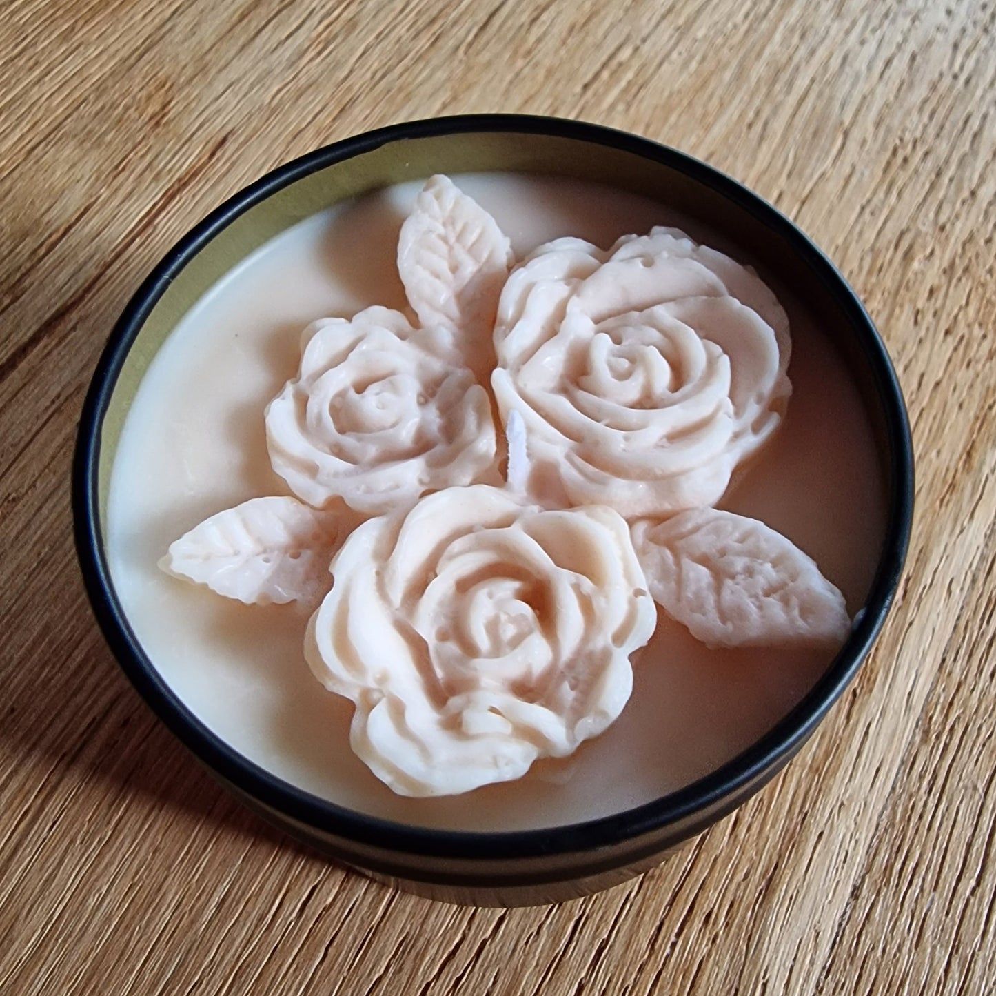 Sojawas geurkaars Neutraal- Roses