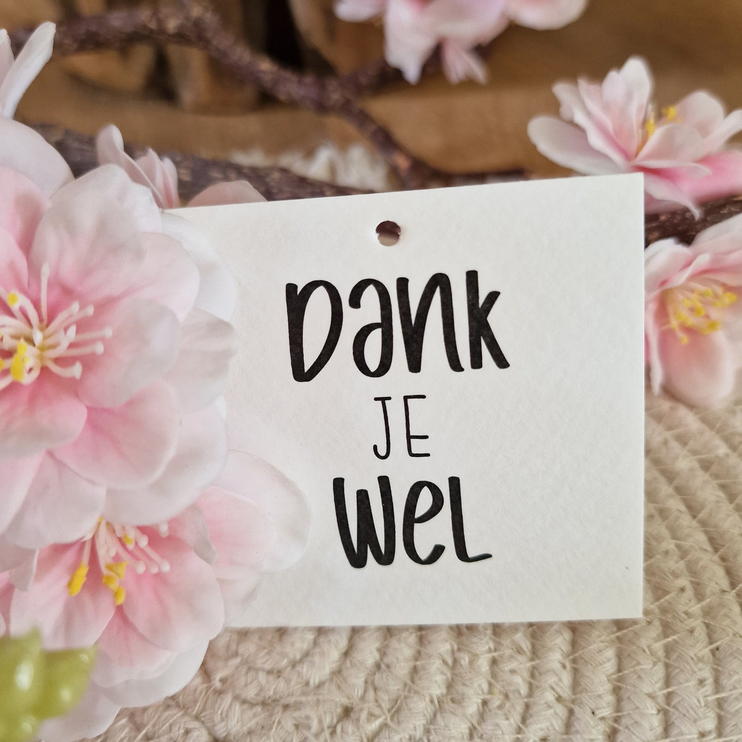 Cadeaulabel 'Dankjewel'