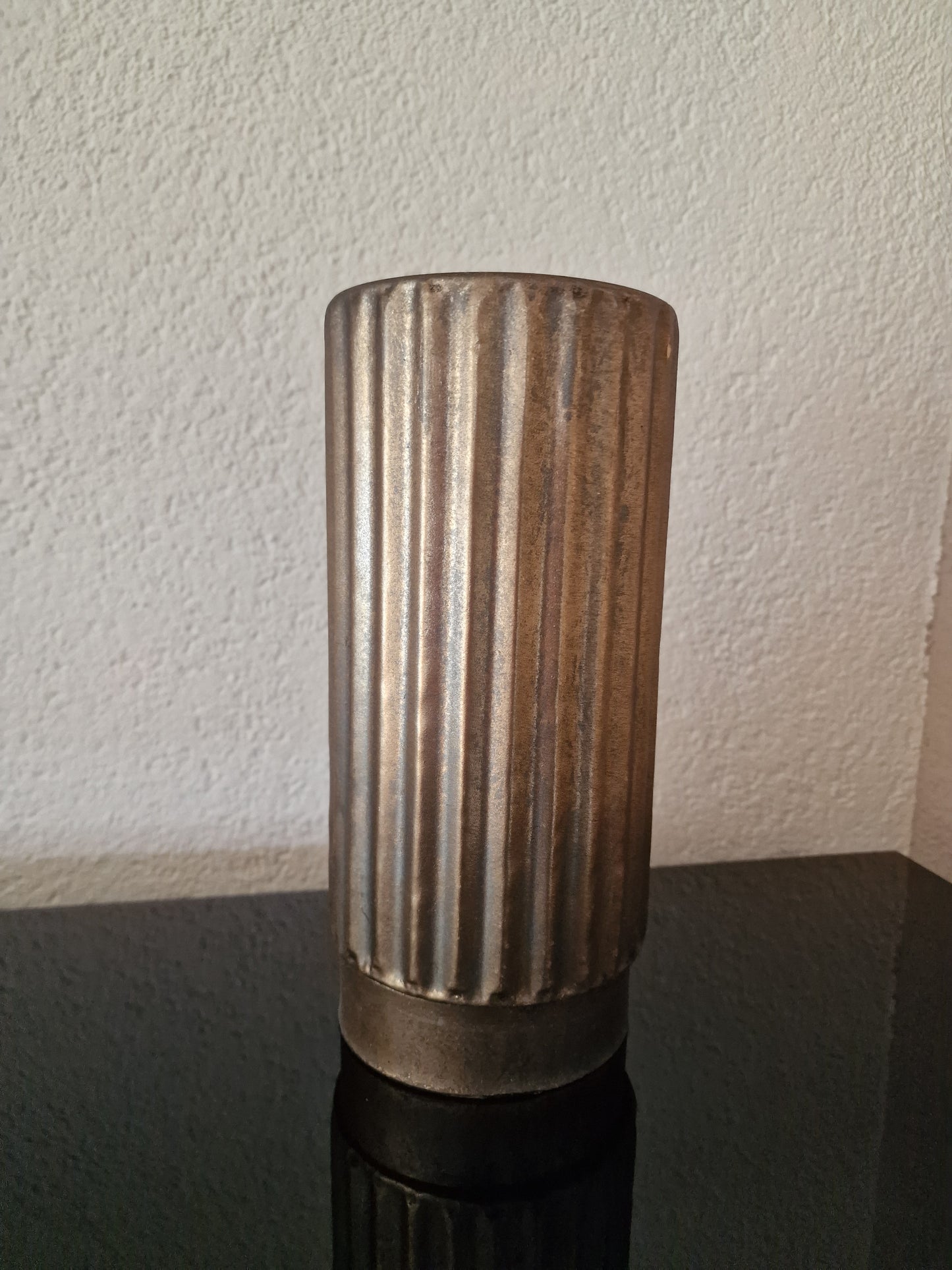 Metalen Vaas - Antiek Goud