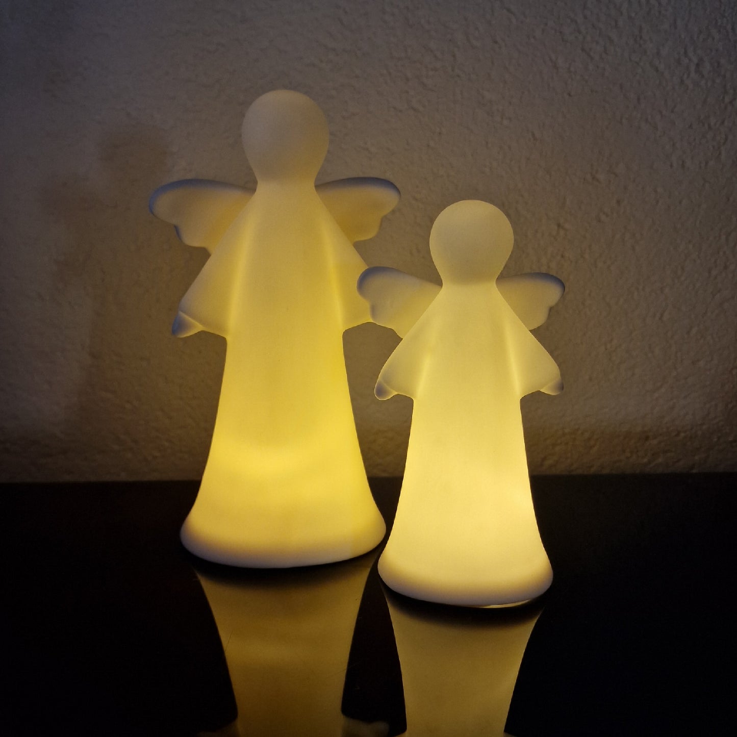 LED Keramieken Engel - 7x5x13cm