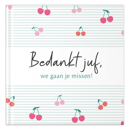 Afscheidsboekje - Liefste Juf