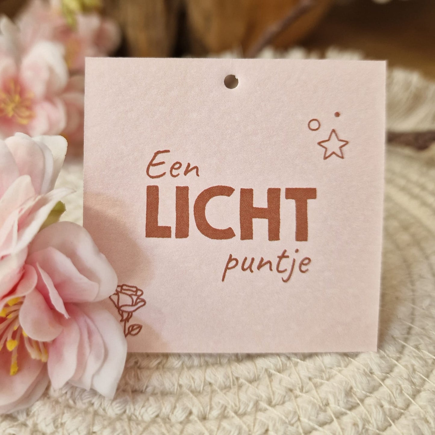 Cadeaulabel 'Een Lichtpuntje'