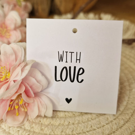 Cadeaulabel 'With Love'