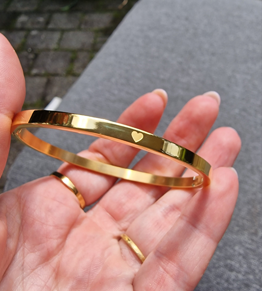Armband - goudkleurig - ♡