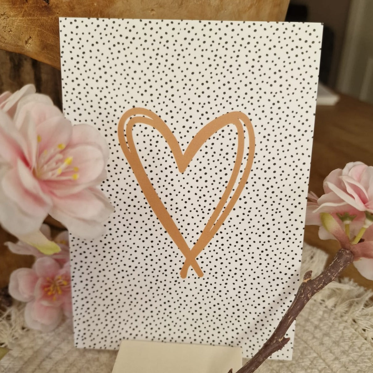 Ansichtkaart 'Hart'