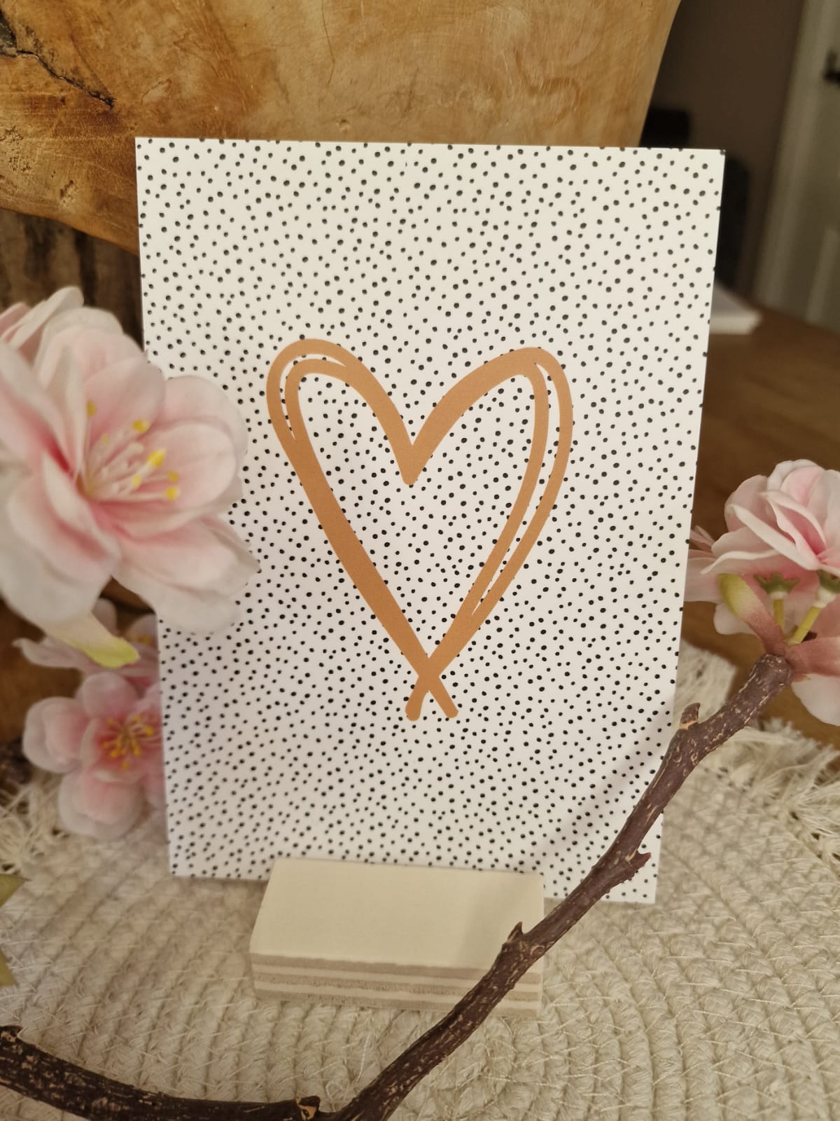 Ansichtkaart 'Hart'