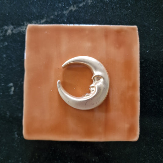Tegeltje - 3D - Maan - Oranje