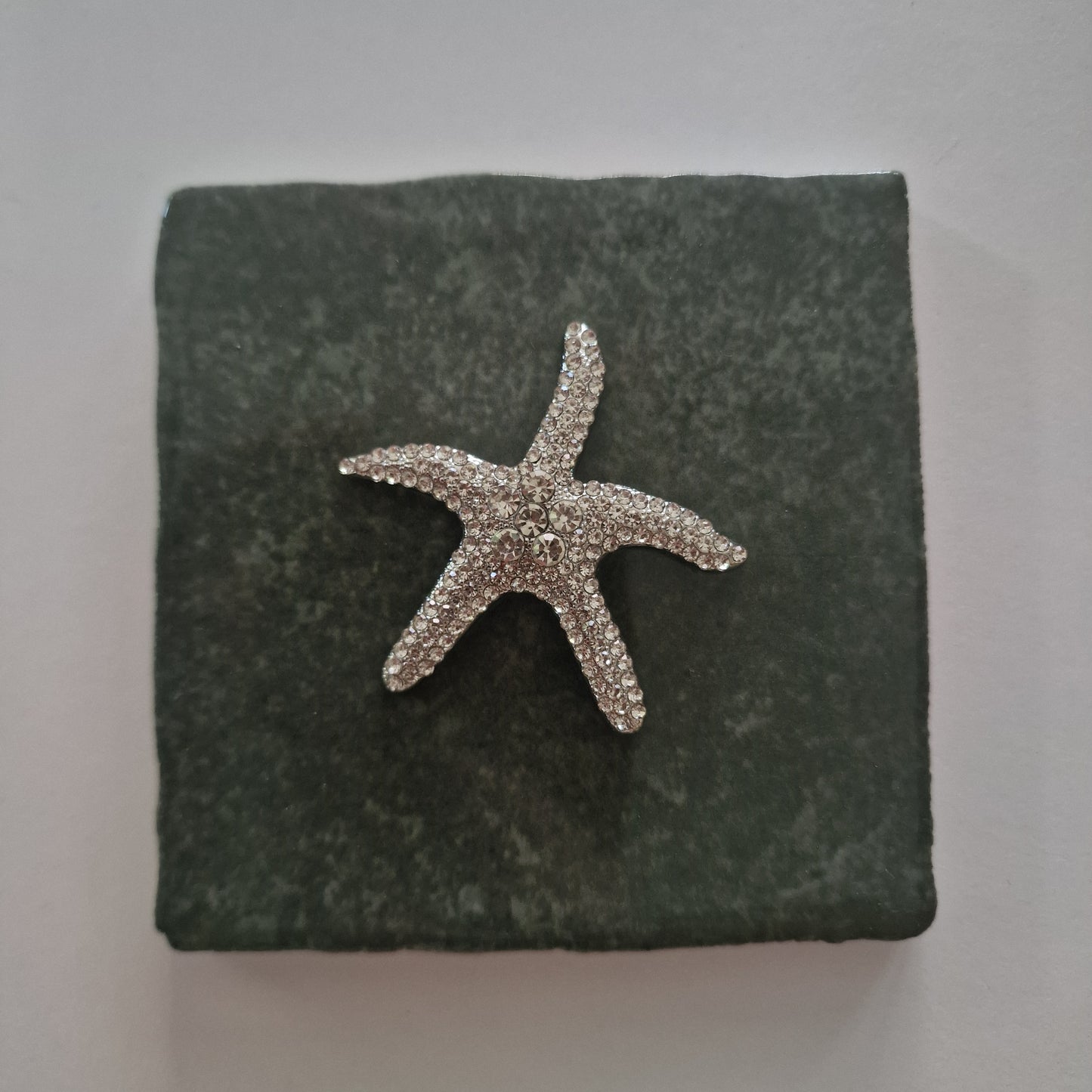 Tegeltje - 3D - Zeester Zilver - Tegeltje naar keuze