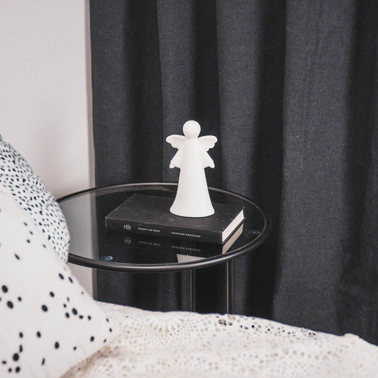 LED Keramieken Engel - 7x5x13cm