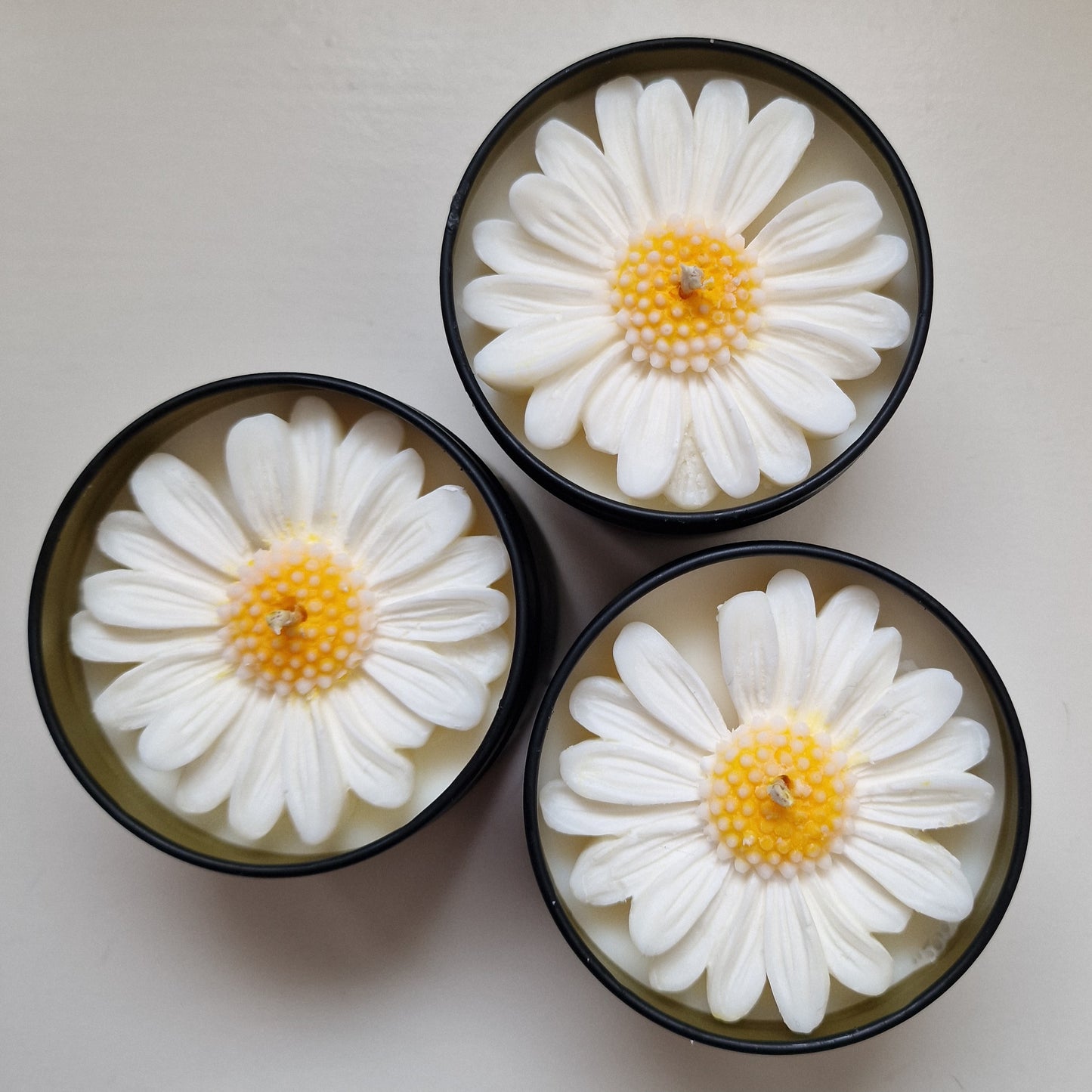 Kaarsen bundel - Margrietjes