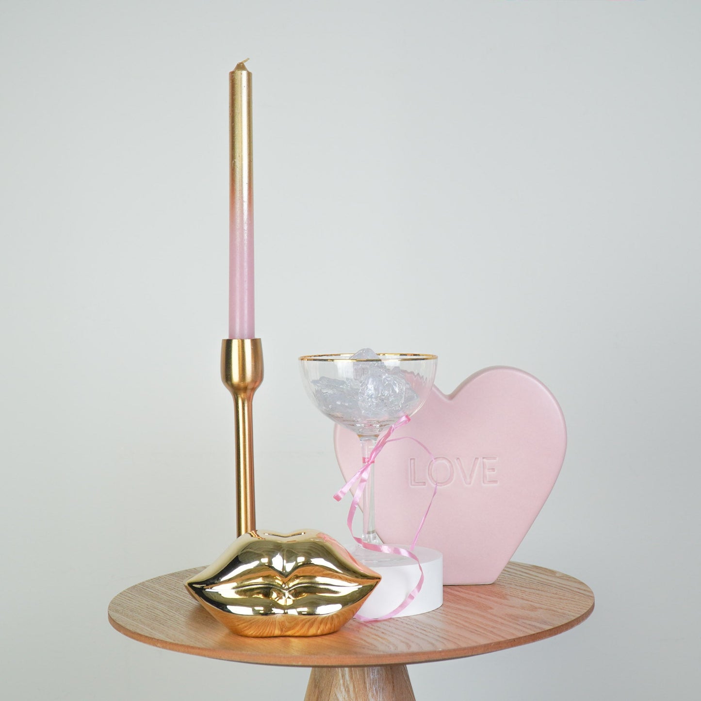 Spaarpot - Lip - Goud -15x8x8cm