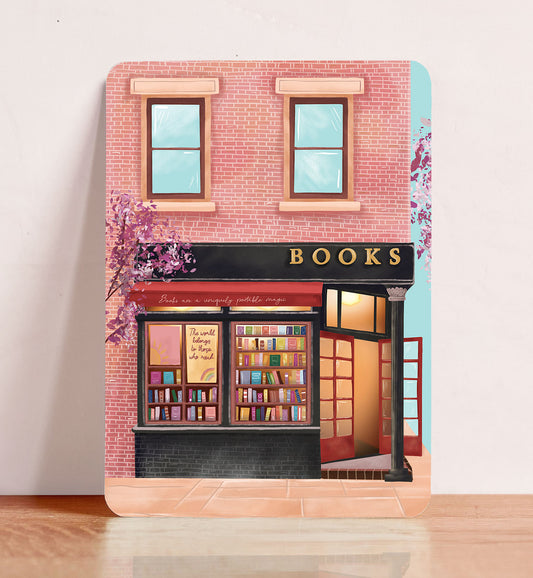 Ansichtkaart 'Bookstore'