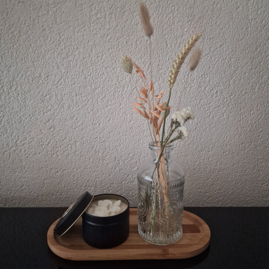 Cadeaupakket - Kaars droogbloem
