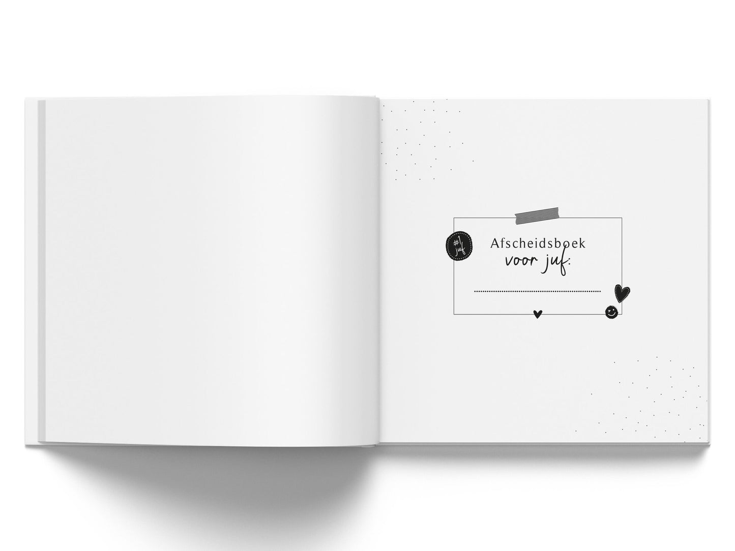 Afscheidsboekje - Liefste Juf