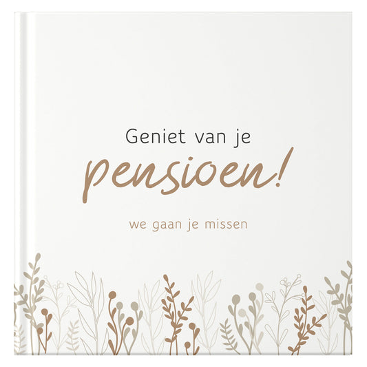 Invulboekje - Geniet van je Pensioen