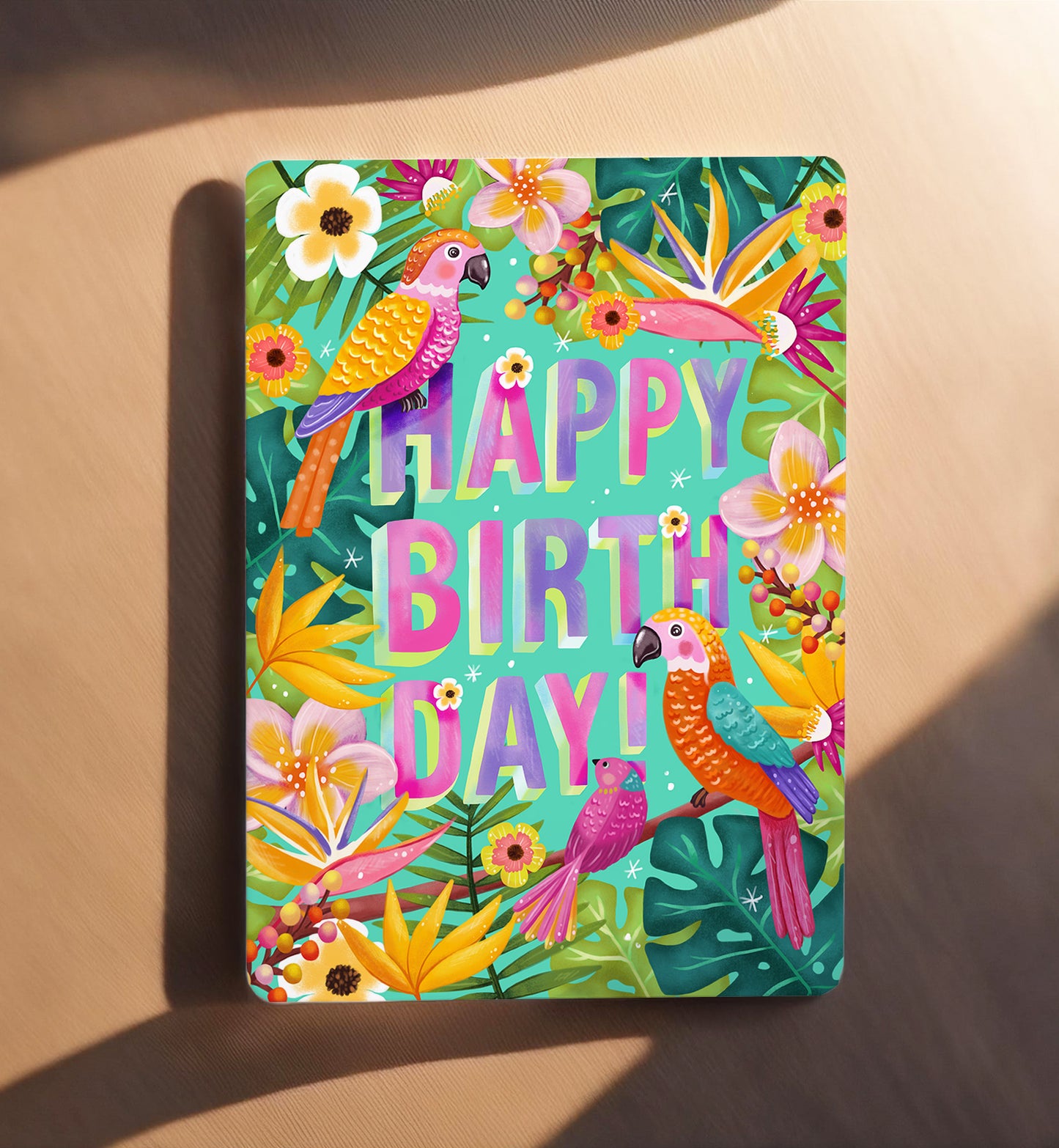 Ansichtkaart 'Happy Birthday'