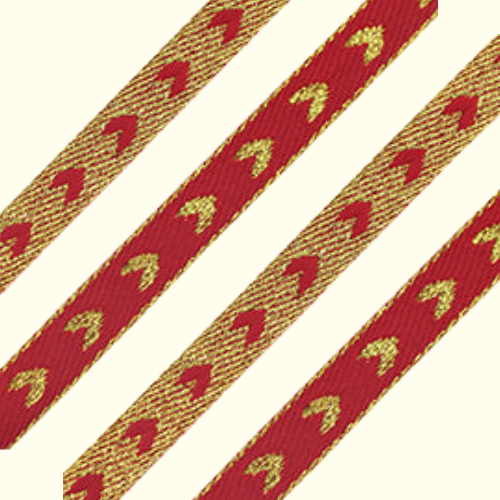 Armbandje - Hartjes rood